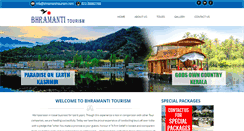 Desktop Screenshot of bhramantitourism.com