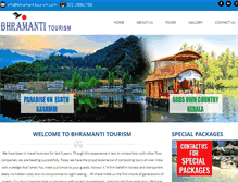 Tablet Screenshot of bhramantitourism.com